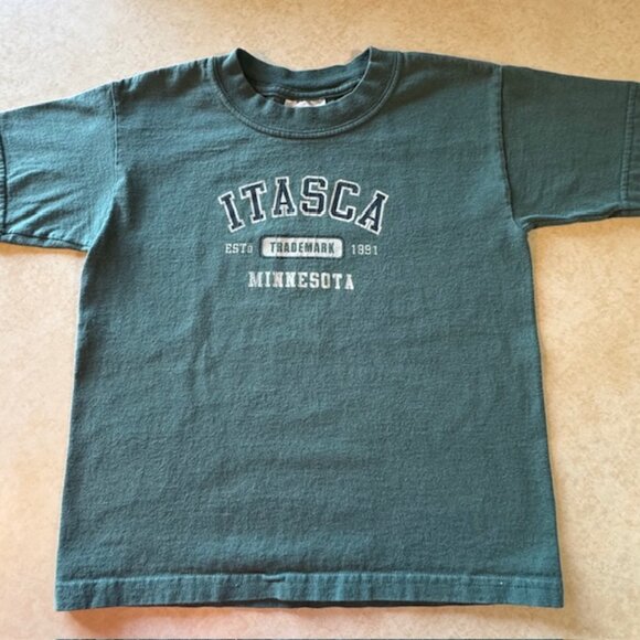 Vintage Itasca Minnesota T-Shirt size S 6-8 - Picture 1 of 6